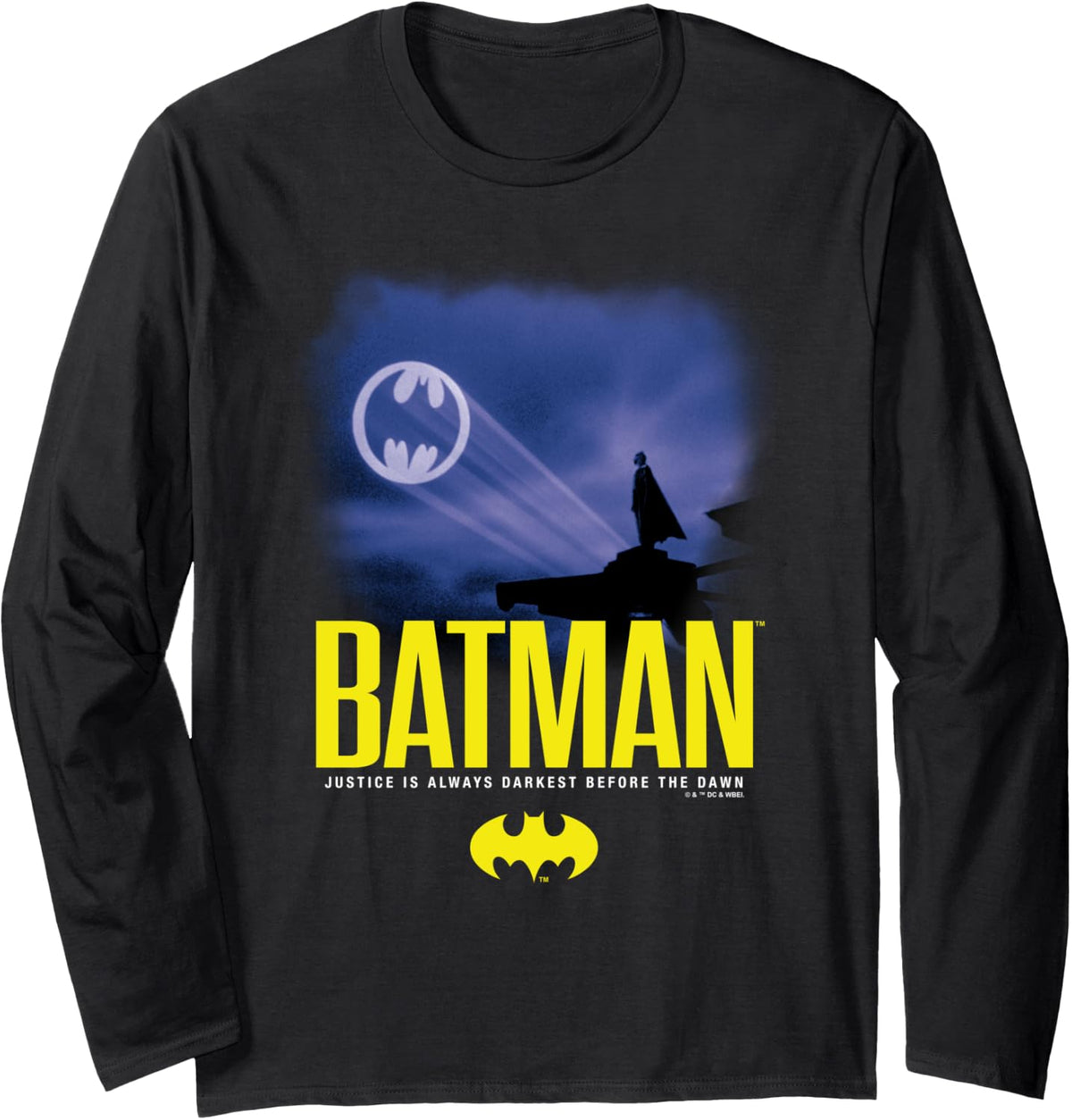 1989 Bat Signal In The Sky Long Sleeve Long Sleeve T Shirt US Trend