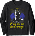 1989 Claim The Knight 85th Anniversary Long Sleeve Long Sleeve T Shirt Clean Design