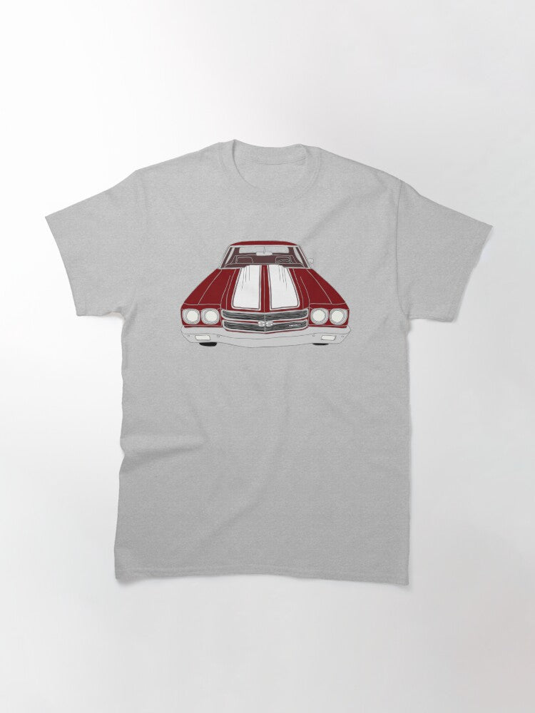 1970 Chevy Chevelle Burgundy Classic T-Shirt