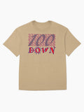 100 Days of School Down Oversized T-Shirt
